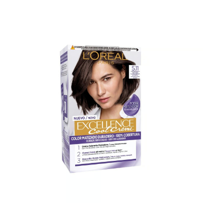 L'oreal Excellence Cool 5.11 Ultra Ash Light Brown Hair Dye