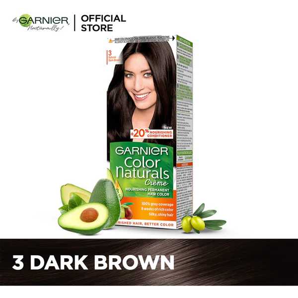 Garnier Color Naturals 3 Dark Brown Haircolor