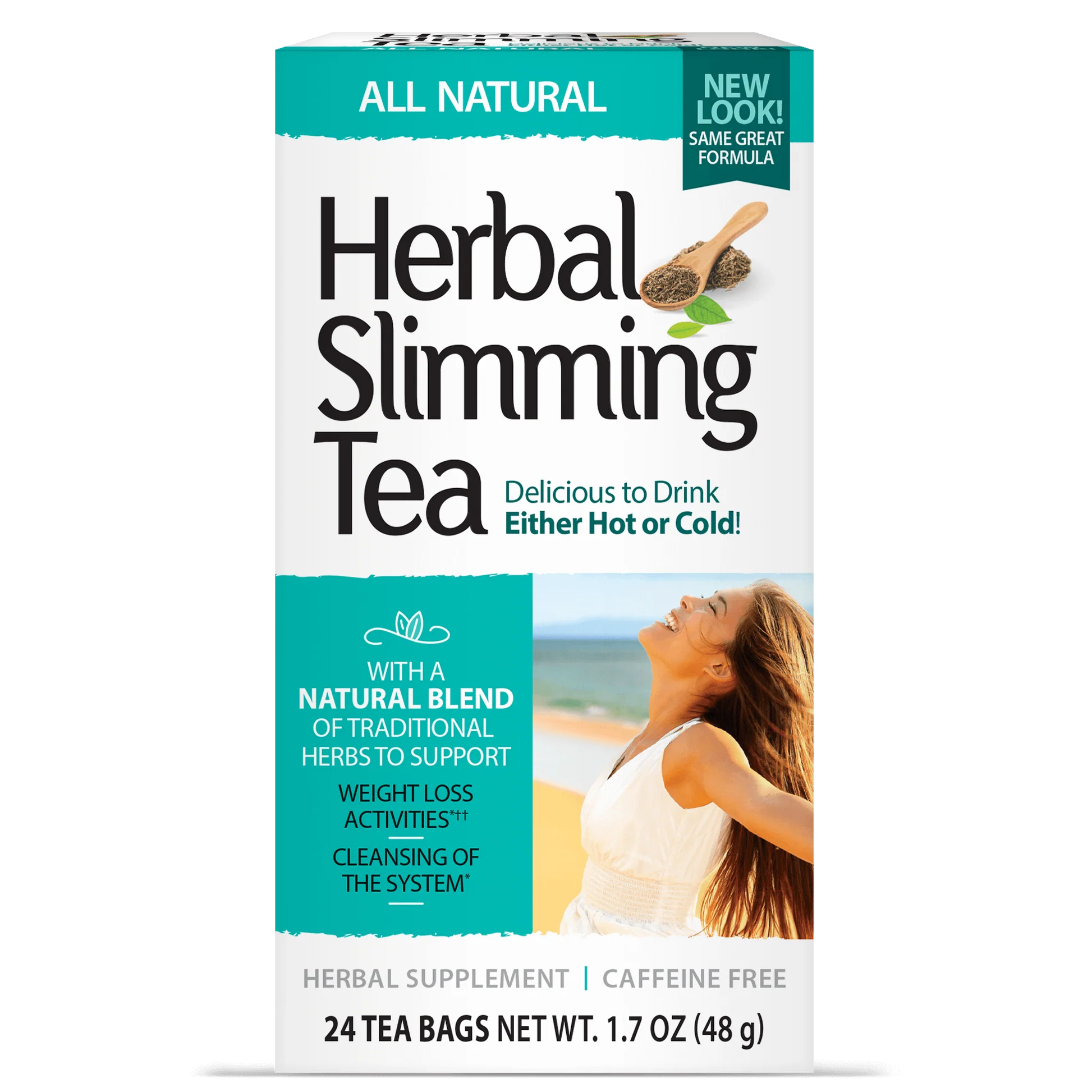 21st Century Herbal Slimming Tea All Natural Tea Bags 24 Pieces