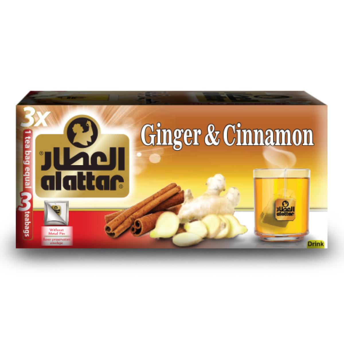 Alattar Cinnamon Tea Bags, 20 Pieces