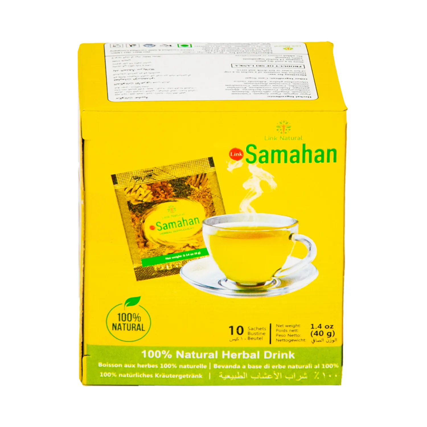 Samahan 100% Natural Herbal Drink, 10 Pieces