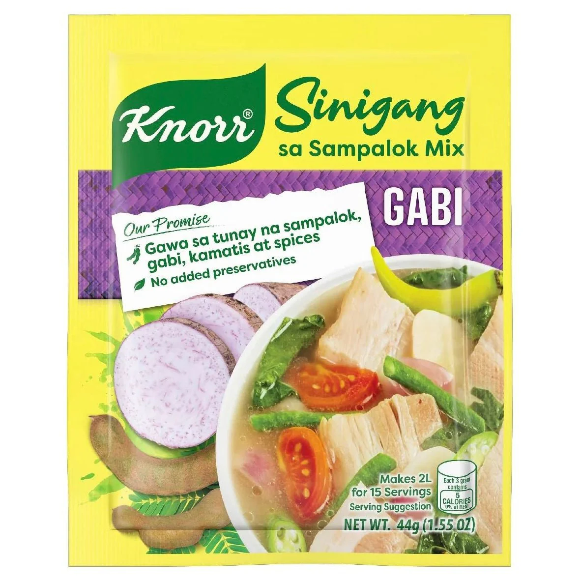 Knorr Sinigang Na May Gabi Recipe Mix 44 G