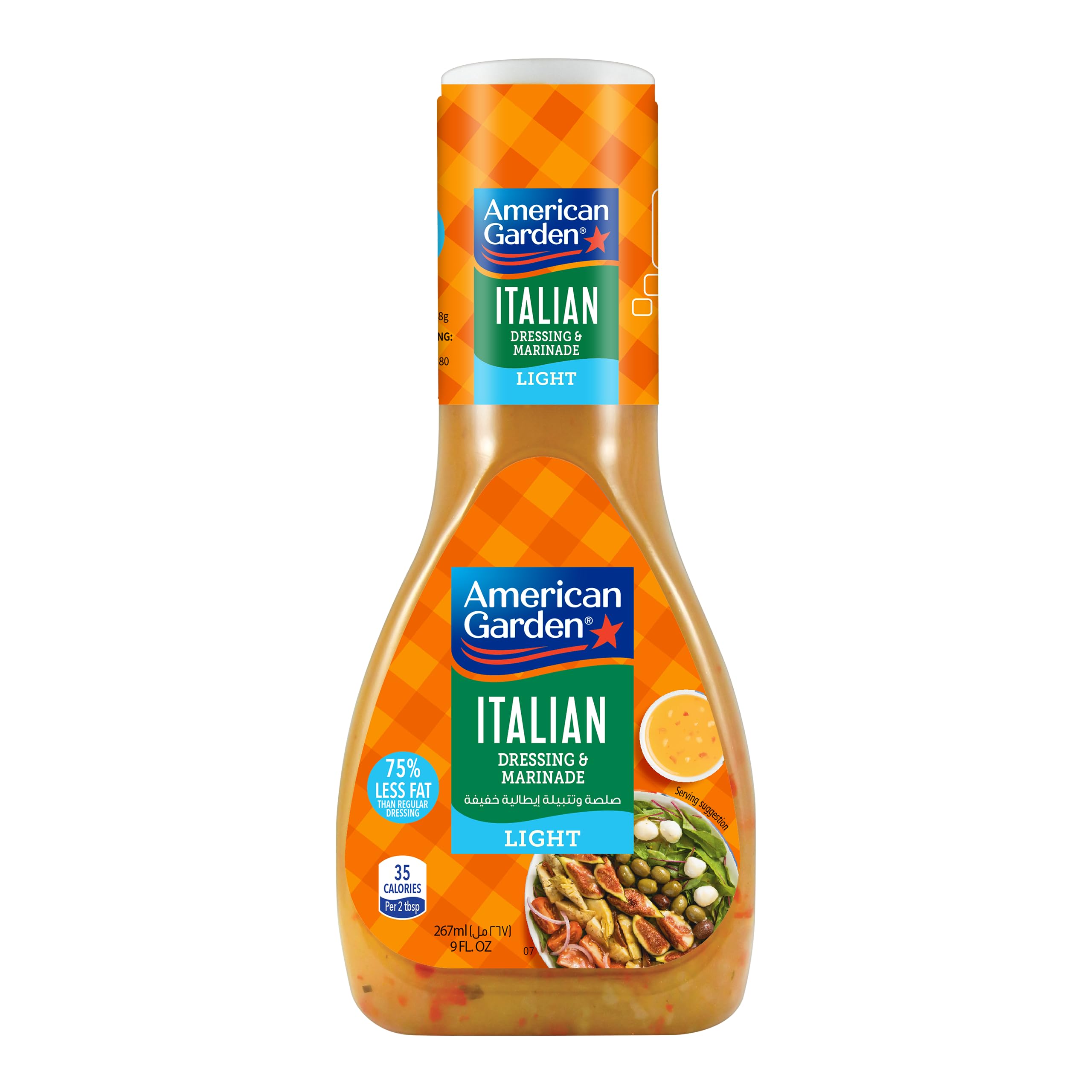 AMERICAN GARDEN ITALIAN DRESSING & MARINADE, GLUTEN FREE, DAIRY-FREE, 267ML