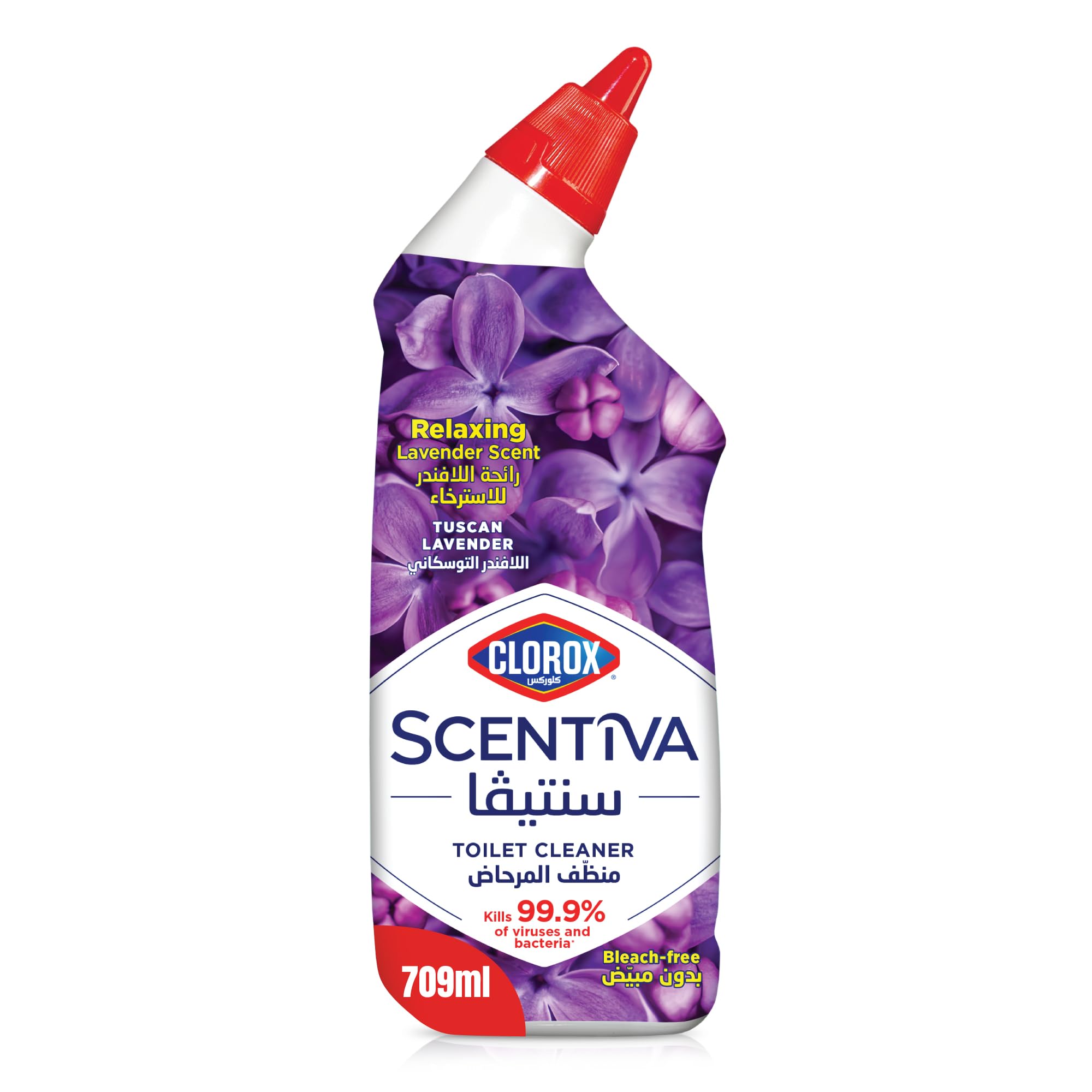 Clorox Scentiva Toilet Cleaner Tuscan Lavender, 709ml