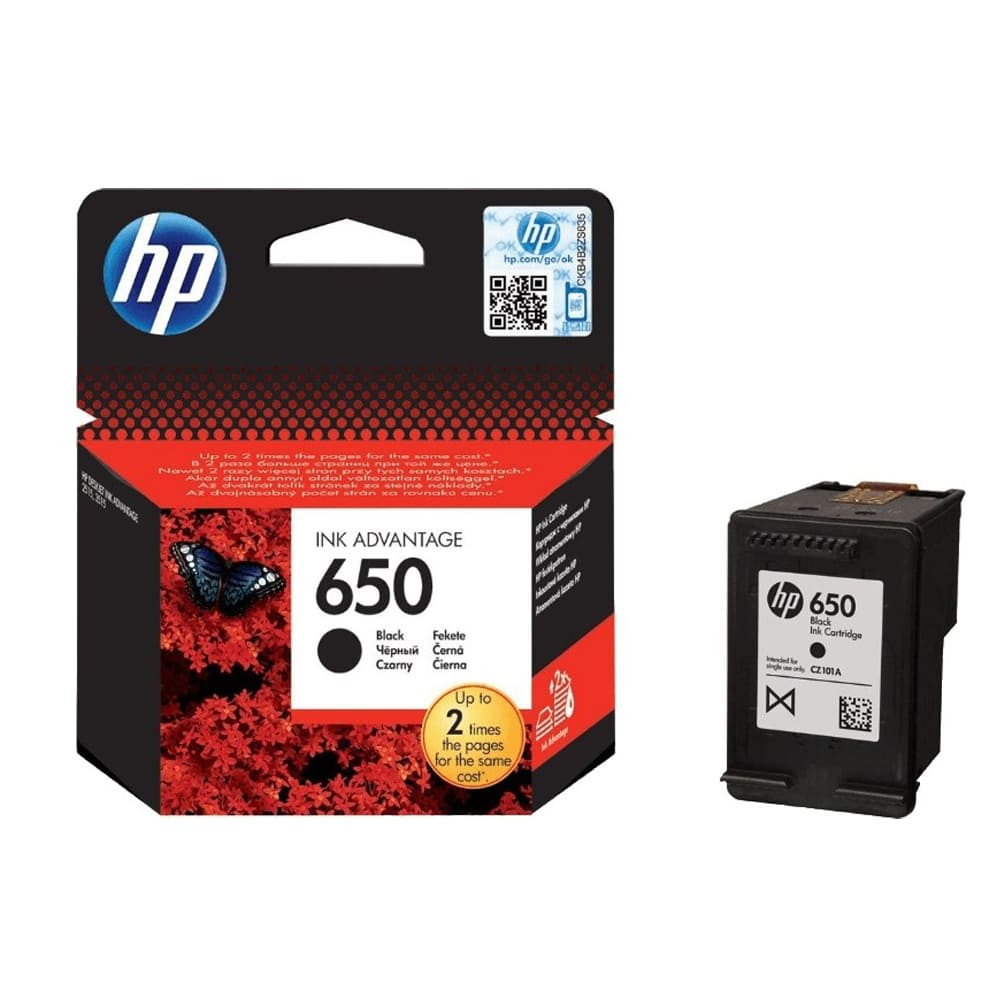 HP Ink Cartridge 650 Black