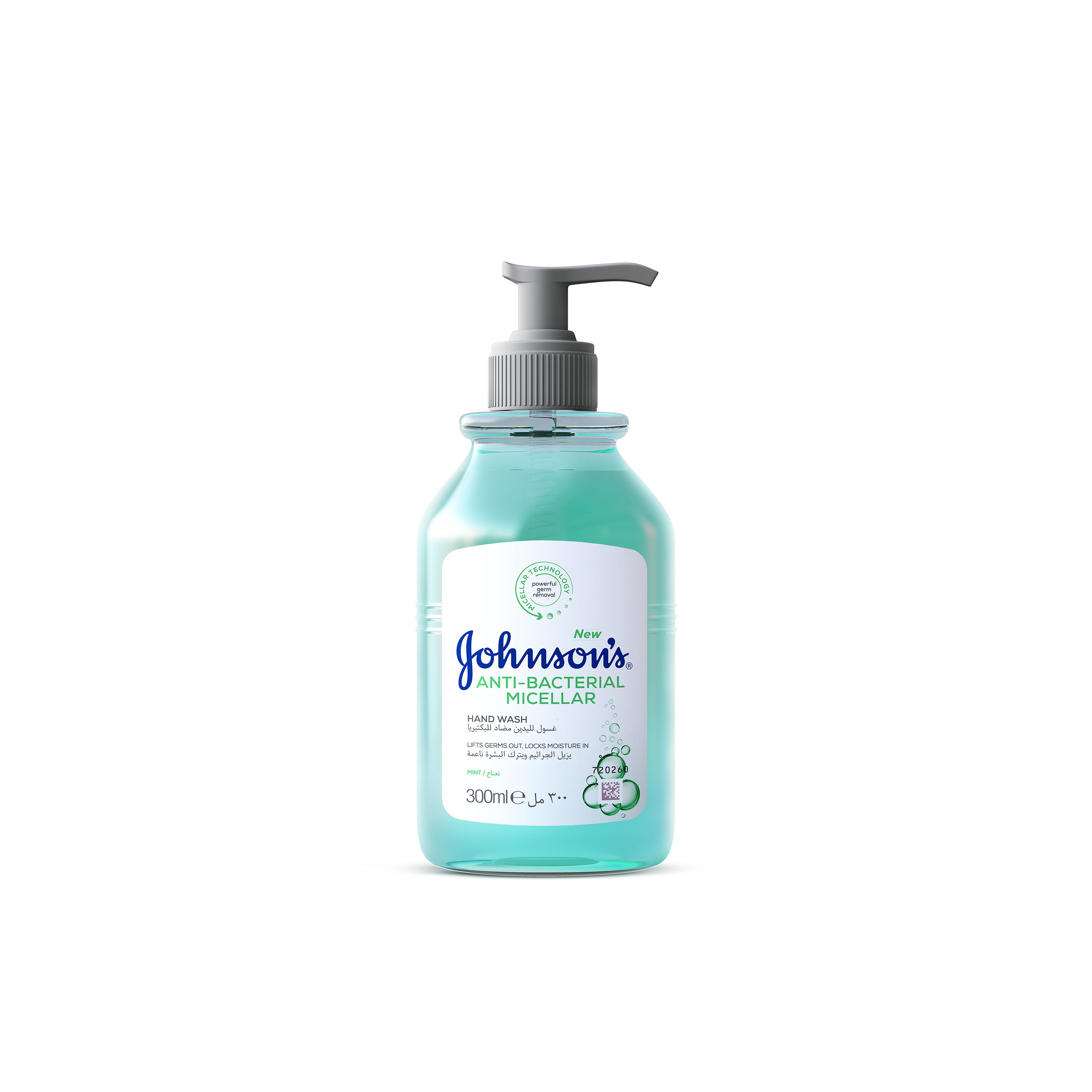 Johnson's Anti-bacterial Micellar Mint Hand Wash 500 ML