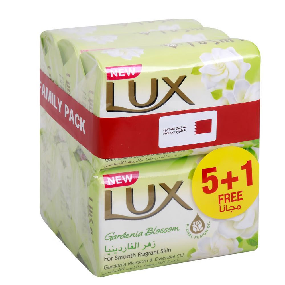 Lux Gardenia Blossom SOAP Bar, 5+1x120g
