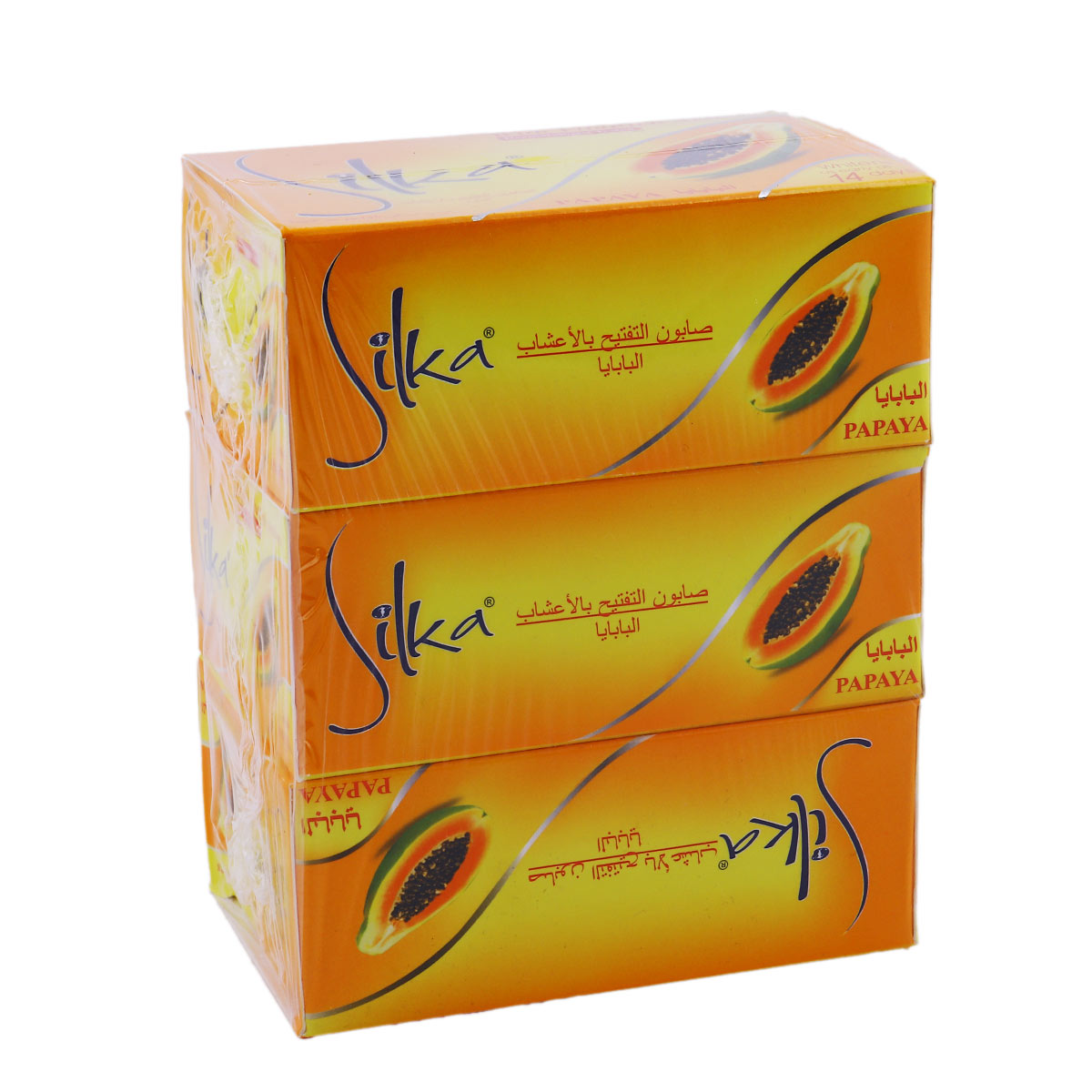 Selka White SOAP Papaya, 3x135gm
