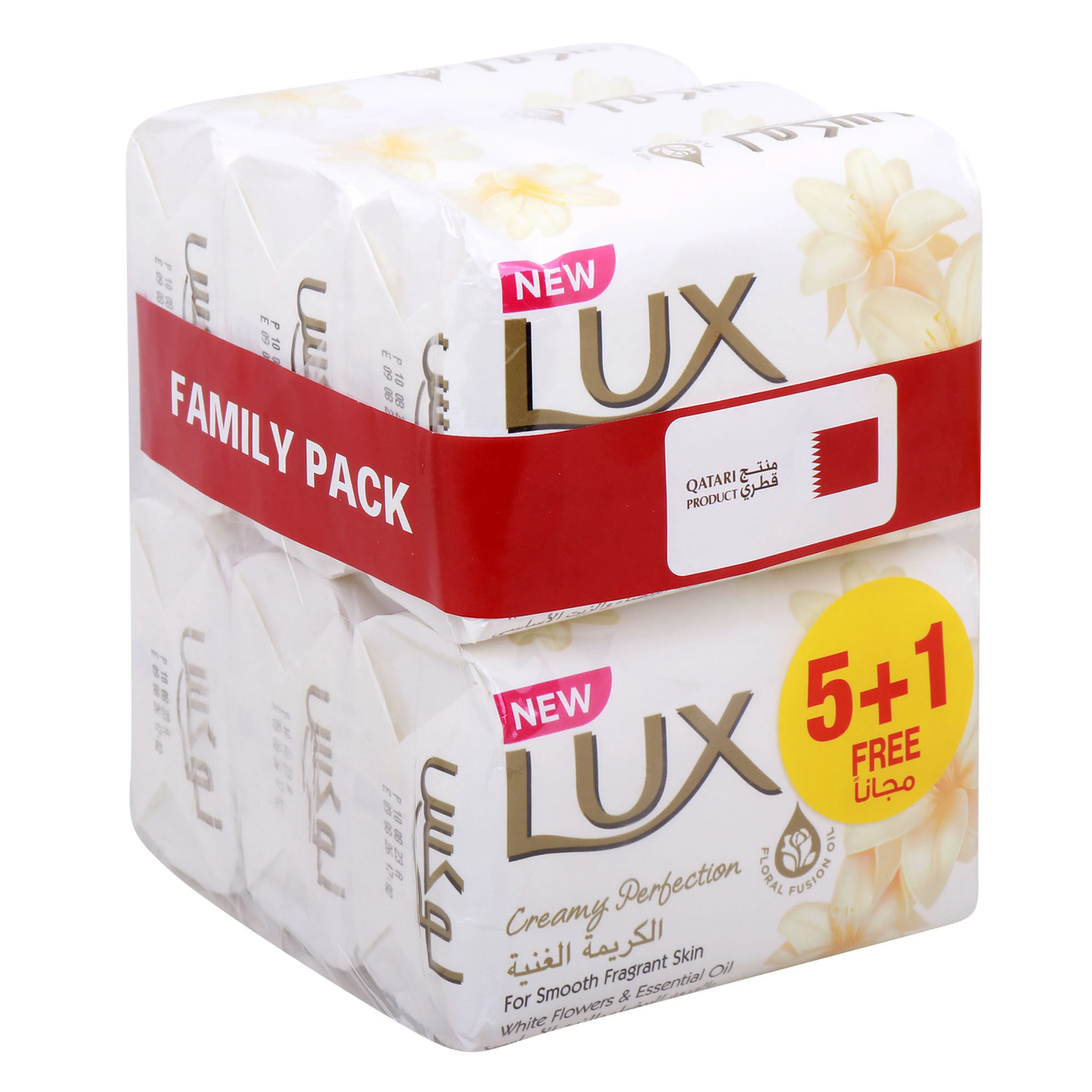 Lux Creamy Perfection SOAP Bar, 120g X 5+1