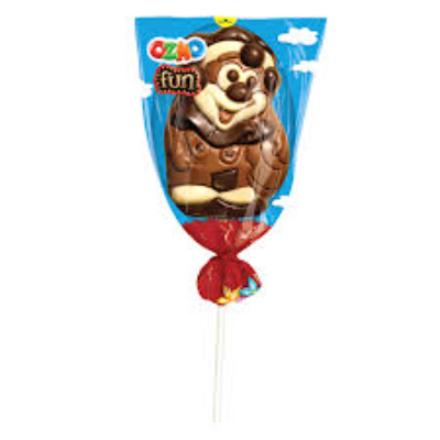 Ozmo Fun Shape Milk Chocolate Lollipop, 23gm