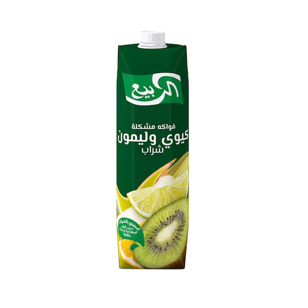 Al Rabie Mixed Fruit Kiwi & Lime Juice, 1l