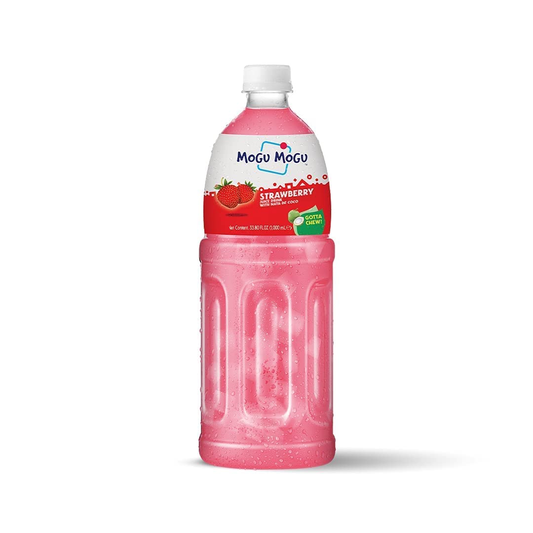 Mogu Mogu S/berry Juice W/nata 1 L