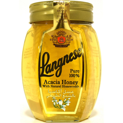 Langnese Acacia Natural Comb Honey 500 Gm