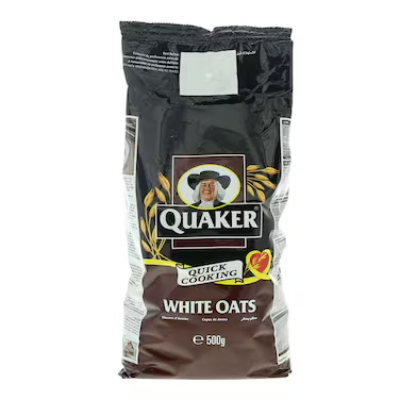 Quaker White Oats Bag 500 Gm