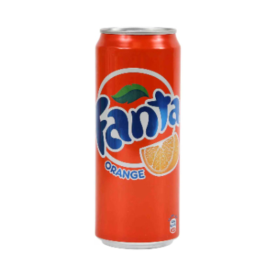 Fanta Orange Soft Drink Can, 330ML