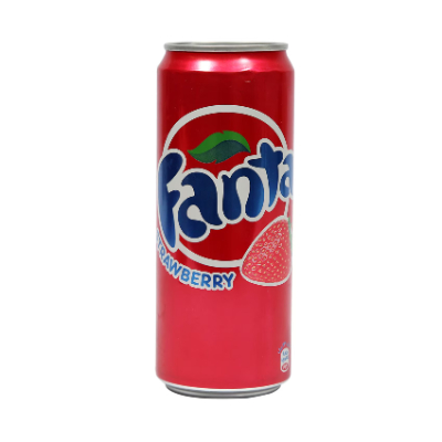Fanta Strawberry Soft Drink Can, 330ML