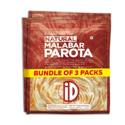 ID Fresh Frozen Natural Malabar Parota 400 Gm