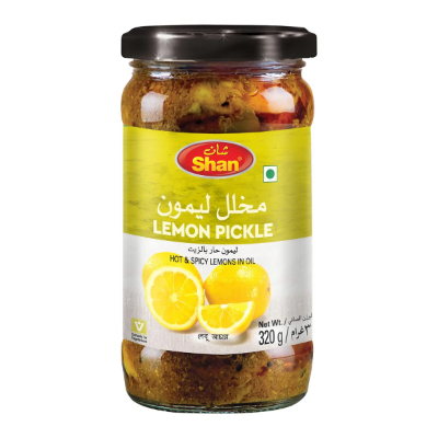 Shan Lemon Pickle Glass JAR, 320gm