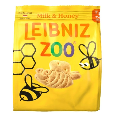 Bahlsen Leibniz Zoo Milk & Honey Biscuits, 100gm