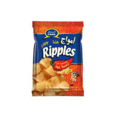 Al Mudhish Ripple Hot Sauce Potato Chips, 75gm