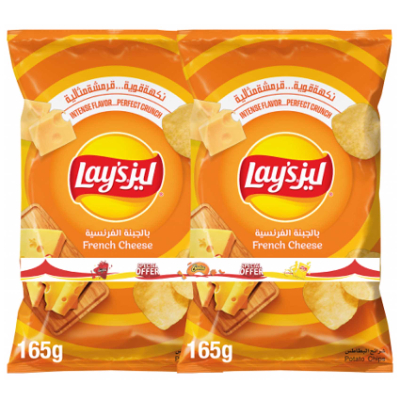 Lay's French Cheese Potato Chips, 165gm