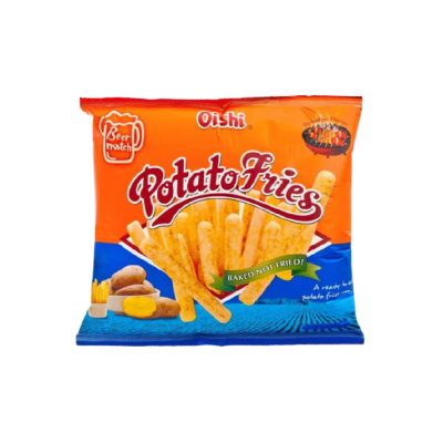 Oishi Potato Fries Bbq, 50gm