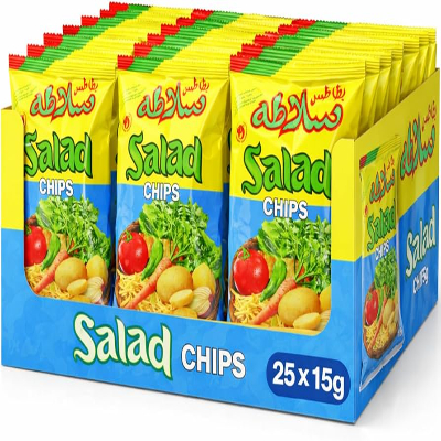 Salad Potato Chips, 25x15gm