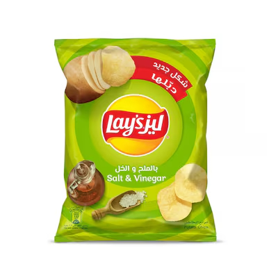 Lay's Salt & Vinegar Chips, 110gm