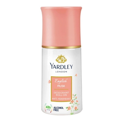 Yardley English Musk Roll on Deodorant, 50ML