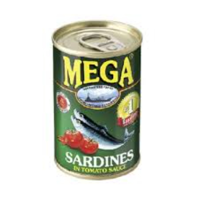 Mega Sardines in Tomato Sauce 155 Gm