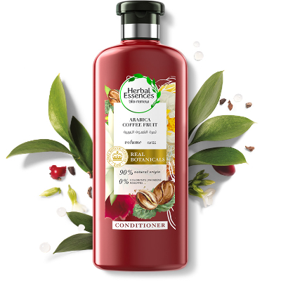 Herbal Essences Arabica Coffee Fruit Conditioner Volume Shampoo, 400ML