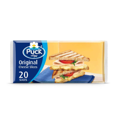 Puck Regular Slice Cheese, 400gm
