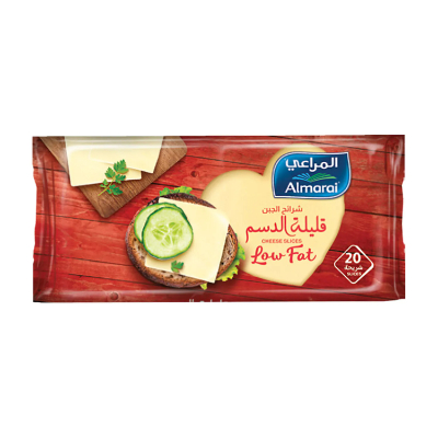 Almarai Low Fat Cheese Slices, 400gm
