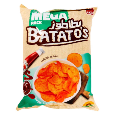 BATATO'S TANGY KETCHUP CHIPS, 167G
