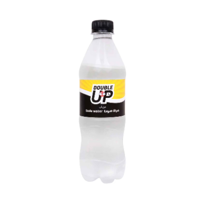 Double Up Soda Water PET Bottle, 500ML