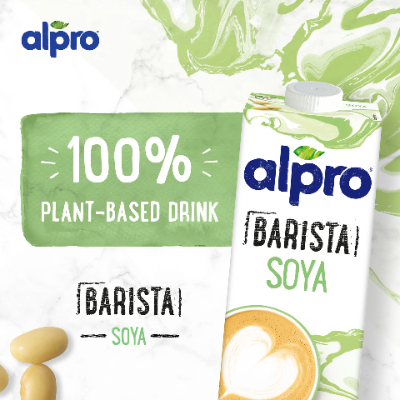 Alpro Plant-based Barista Soya Drink, 1l