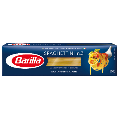 Barilla Spaghettini No.3, 500g