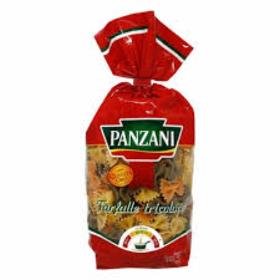 Panzani Farfalle Tricolore Tomato & Spinach 500 Gm