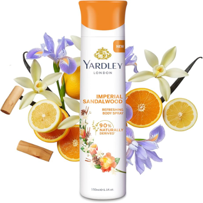 Yardley Sandalwood Body Spray 200 ML