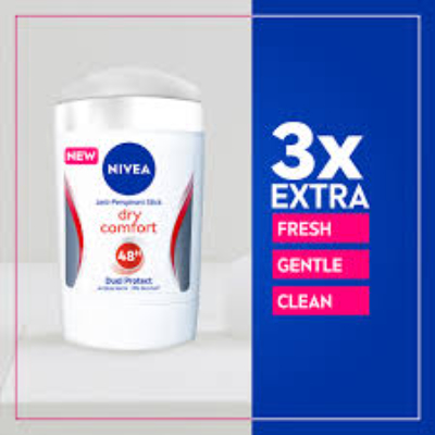 Nivea Dry Comfort Antiperspirant for Women Quick Dry Stick, 50ML
