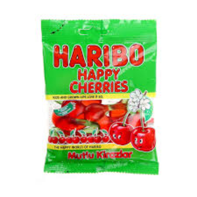 Haribo Happy Cherries,, 65gm