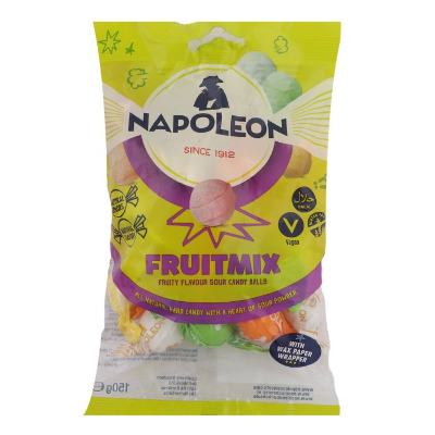 Napoleon Fruit Mix Sours Assorted Candy 150gm