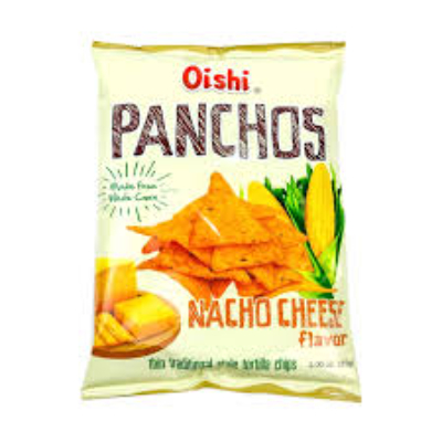 oishi panchos nacho cheese, 85gm