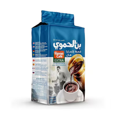 hamwi cafe turkish coffee with extra cardamom 200 gm