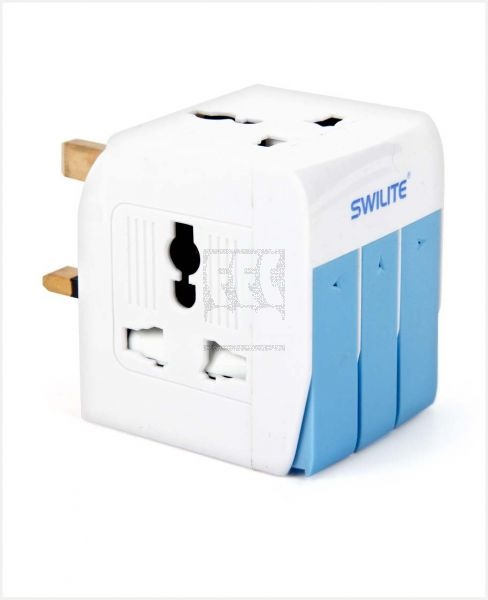 Swilite 3 Way Multiport Multiple Socket Outlet 1 Pcs