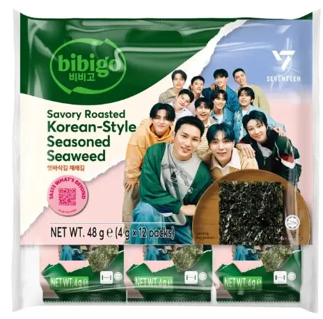 Savory Roasted Korean Style Seaweed 48GM