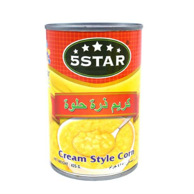 5 Star Cream Style Corn 425GM