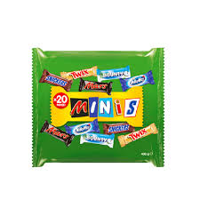 Minis Mixed Chocolate Bag, 20 Pieces, 400g